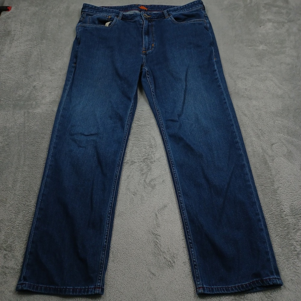 Tommy Bahama Jeans Mens 38x30 Blue Denim Classic Fit Straight Preppy
